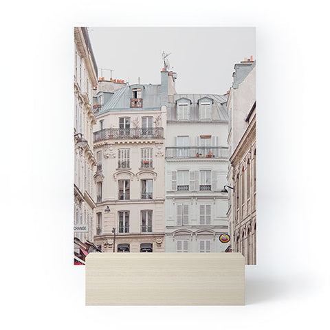 Eye Poetry Photography Bonjour Montmartre Paris Architecture Mini Art Print