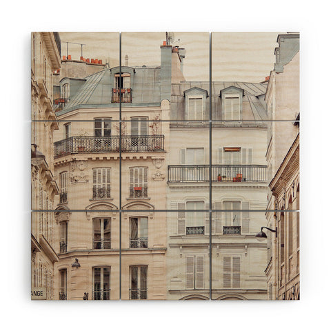 Eye Poetry Photography Bonjour Montmartre Paris Architecture Wood Wall Mural