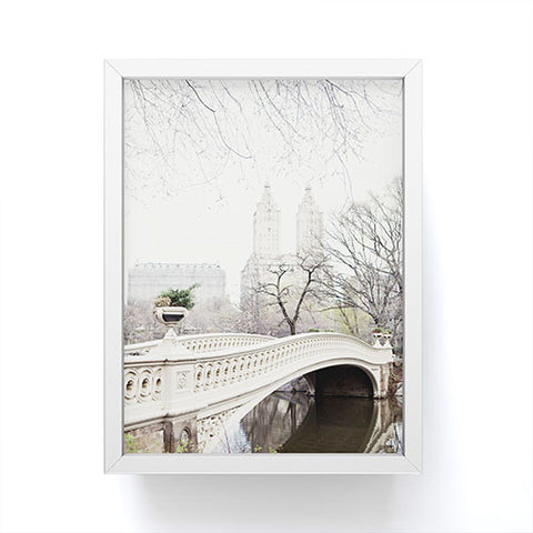Eye Poetry Photography Bow Bridge in Central Park Framed Mini Art Print