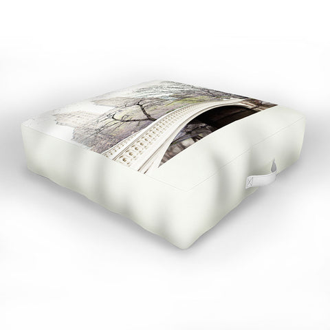 Eye Poetry Photography Bow Bridge in Central Park Outdoor Floor Cushion