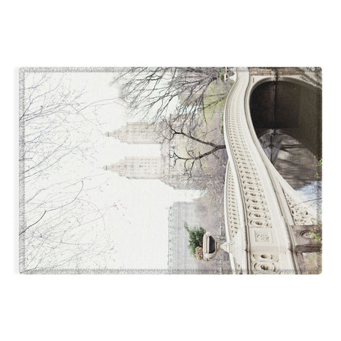 Eye Poetry Photography Bow Bridge in Central Park Outdoor Rug
