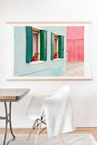 Eye Poetry Photography Burano Pastels Italy Art Print And Hanger