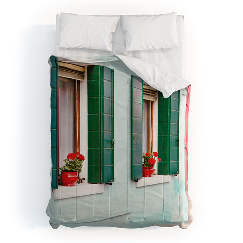 Eye Poetry Photography Burano Pastels Italy Comforter