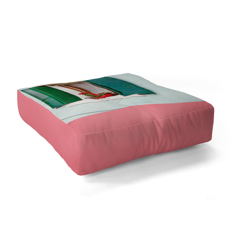 Eye Poetry Photography Burano Pastels Italy Floor Pillow Square