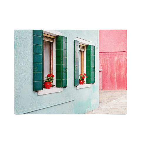 Eye Poetry Photography Burano Pastels Italy Poster