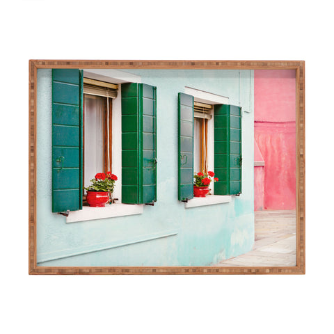 Eye Poetry Photography Burano Pastels Italy Rectangular Tray