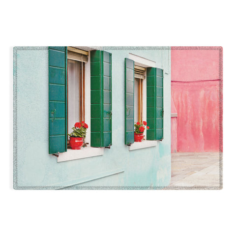 Eye Poetry Photography Burano Pastels Italy Outdoor Rug