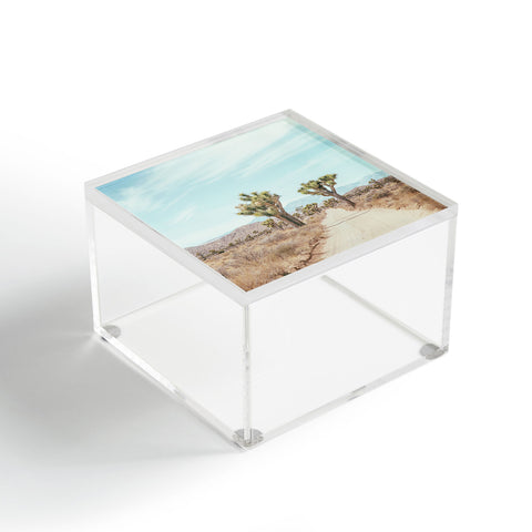 Eye Poetry Photography Desert Path Joshua Tree Lands Acrylic Box
