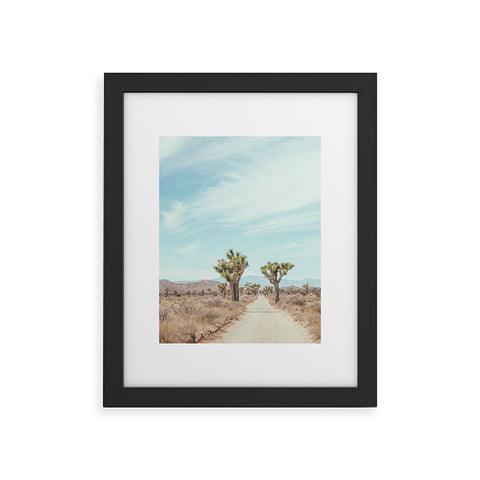 Eye Poetry Photography Desert Path Joshua Tree Lands Framed Art Print