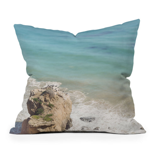 Eye Poetry Photography El Matador Beach California Throw Pillow