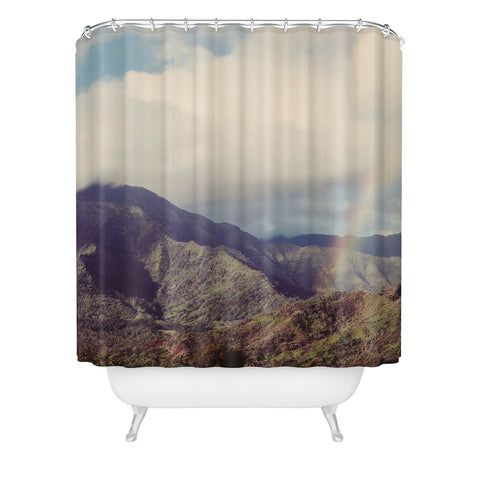 Eye Poetry Photography Kauai Rainbow Hawaii Nature Shower Curtain