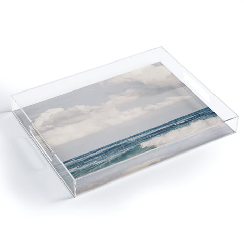 Eye Poetry Photography Ocean Clouds Nature Landscape Acrylic Tray