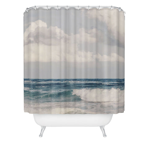 Eye Poetry Photography Ocean Clouds Nature Landscape Shower Curtain