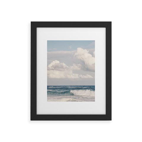 Eye Poetry Photography Ocean Clouds Nature Landscape Framed Art Print