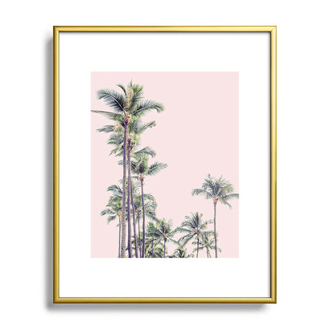 Eye Poetry Photography Palm Trees in La La Land California Metal Framed Art Print