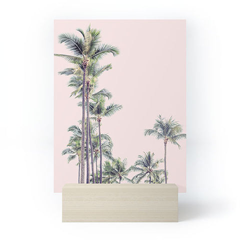 Eye Poetry Photography Palm Trees in La La Land California Mini Art Print