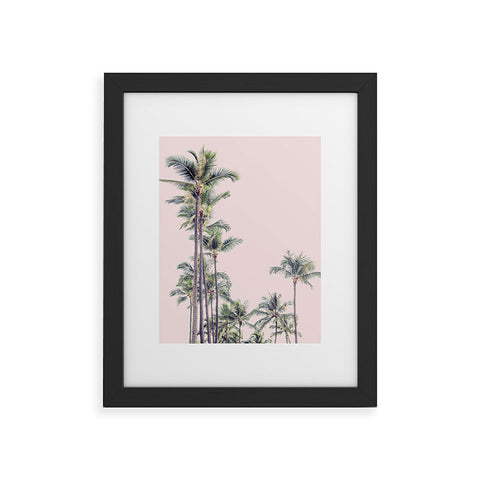 Eye Poetry Photography Palm Trees in La La Land California Framed Art Print