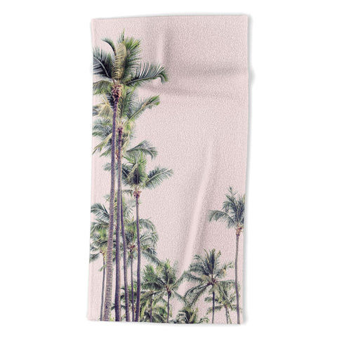Eye Poetry Photography Palm Trees in La La Land California Beach Towel