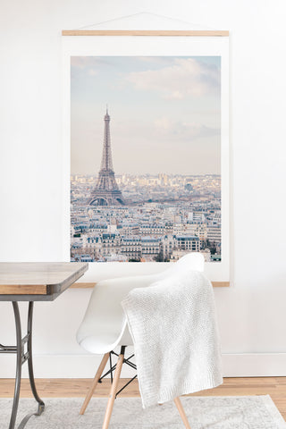 Eye Poetry Photography Paris Skyline Eiffel Tower View Art Print And Hanger