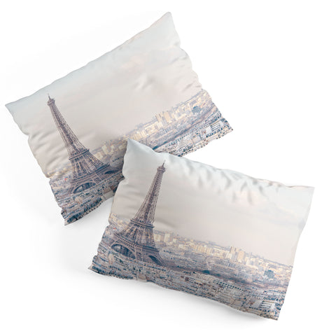 Eye Poetry Photography Paris Skyline Eiffel Tower View Pillow Shams
