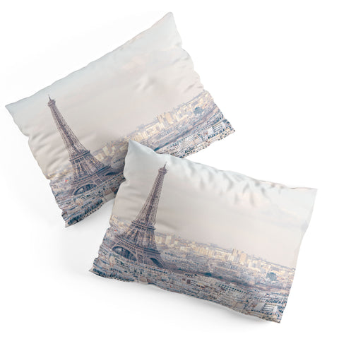 Eye Poetry Photography Paris Skyline Eiffel Tower View Pillow Shams