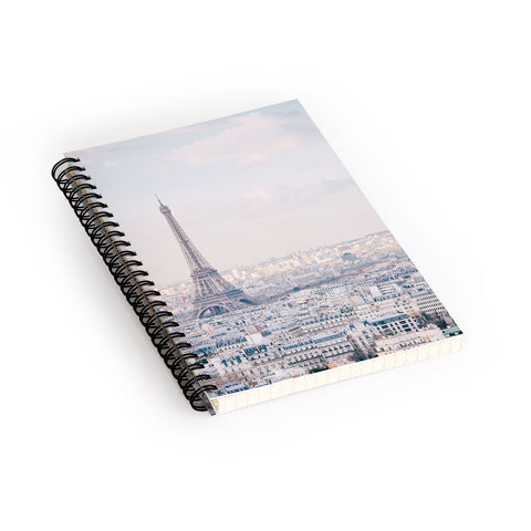 Eye Poetry Photography Paris Skyline Eiffel Tower View Spiral Notebook