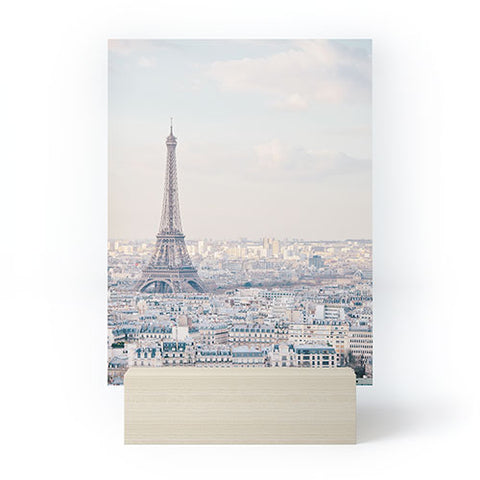 Eye Poetry Photography Paris Skyline Eiffel Tower View Mini Art Print