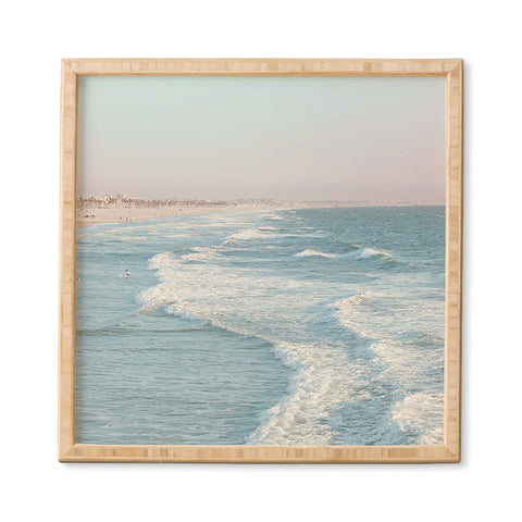Eye Poetry Photography Santa Monica California Beach Framed Wall Art