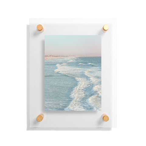 Eye Poetry Photography Santa Monica California Beach Floating Acrylic Print