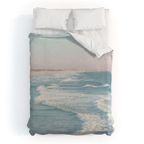 Eye Poetry Photography Santa Monica California Beach Duvet Cover