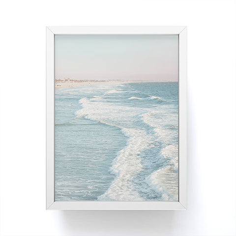 Eye Poetry Photography Santa Monica California Beach Framed Mini Art Print