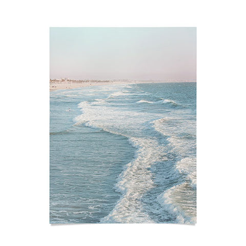 Eye Poetry Photography Santa Monica California Beach Poster