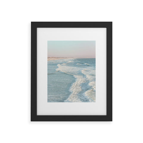 Eye Poetry Photography Santa Monica California Beach Framed Art Print