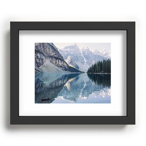 Eye Poetry Photography Sunrise Reflections Moraine Lake Banff Mountain Recessed Framing Rectangle