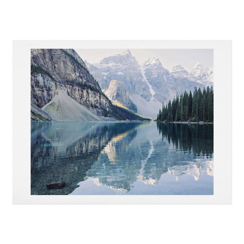 Eye Poetry Photography Sunrise Reflections Moraine Lake Banff Mountain Art Print