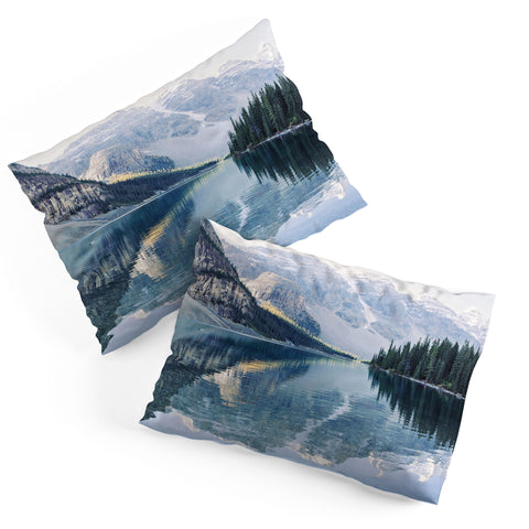 Eye Poetry Photography Sunrise Reflections Moraine Lake Banff Mountain Pillow Shams