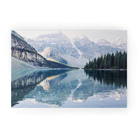 Eye Poetry Photography Sunrise Reflections Moraine Lake Banff Mountain Welcome Mat