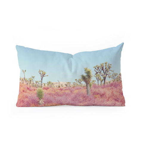 Eye Poetry Photography Surreal Desert Joshua Tree Oblong Throw Pillow