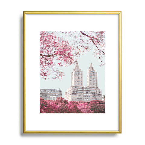 Eye Poetry Photography Surreal Spring New York City Metal Framed Art Print