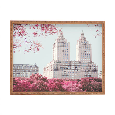 Eye Poetry Photography Surreal Spring New York City Rectangular Tray