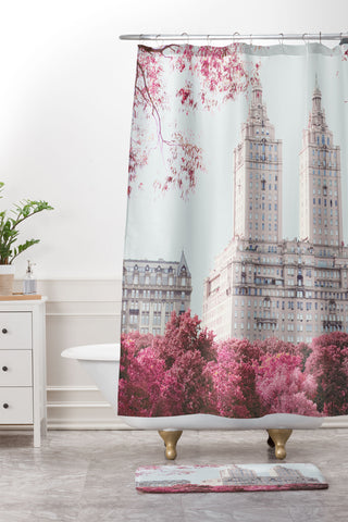 Eye Poetry Photography Surreal Spring New York City Shower Curtain And Mat