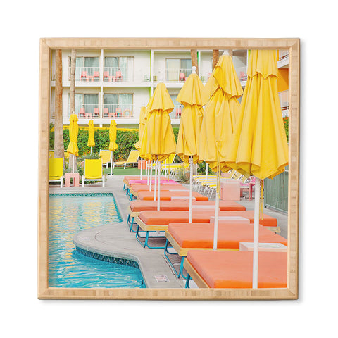 Eye Poetry Photography Swimming in Palm Springs Framed Wall Art