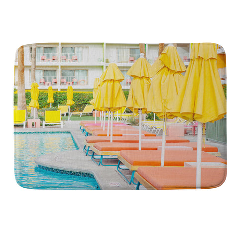 Eye Poetry Photography Swimming in Palm Springs Memory Foam Bath Mat