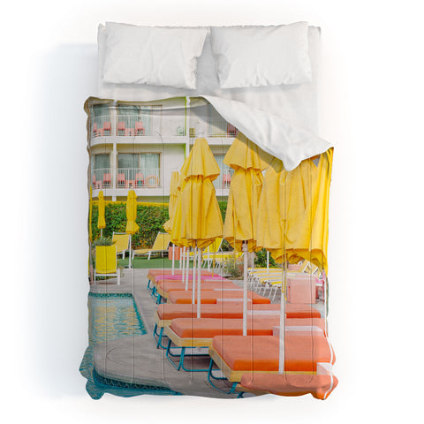 Eye Poetry Photography Swimming in Palm Springs Comforter