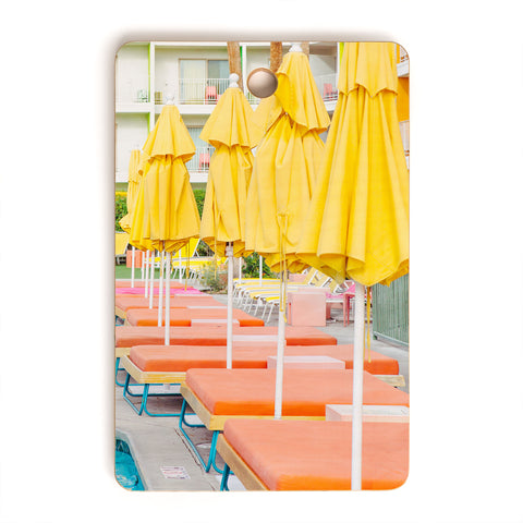 Eye Poetry Photography Swimming in Palm Springs Cutting Board Rectangle