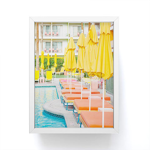 Eye Poetry Photography Swimming in Palm Springs Framed Mini Art Print