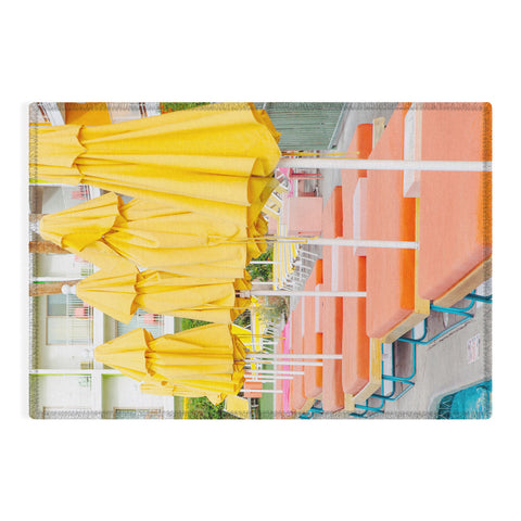 Eye Poetry Photography Swimming in Palm Springs Outdoor Rug