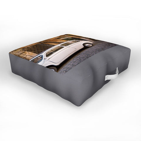 Eye Poetry Photography Trastevere Street Outdoor Floor Cushion