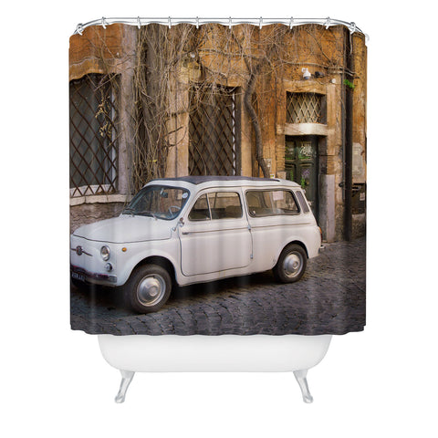 Eye Poetry Photography Trastevere Street Shower Curtain
