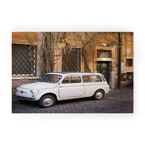 Eye Poetry Photography Trastevere Street Welcome Mat